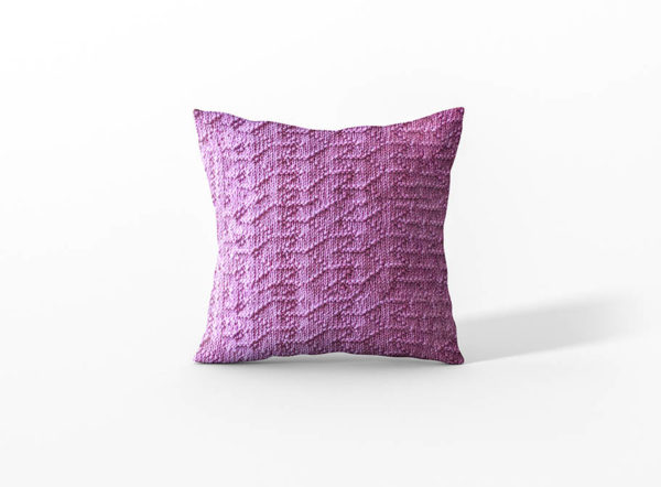 Coussin Texture Flêche - SerialKnitter Paris - Concept original de tricot