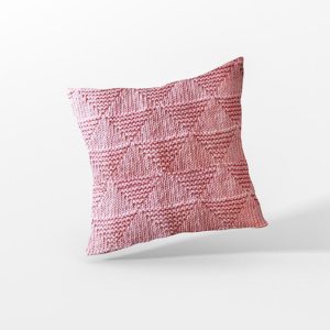 Coussin texture triangle par serialknitter paris