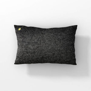 Coussin Monstera par serialknitter paris