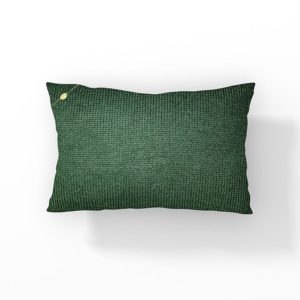 Coussin Monstera par serialknitter paris
