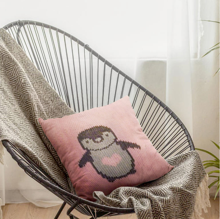 coussin pinguoin