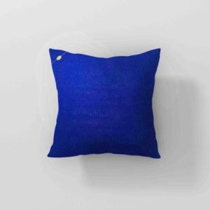 coussin tricoté laine