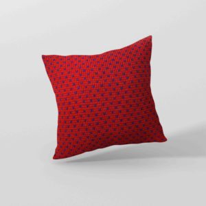 coussin tricoté laine